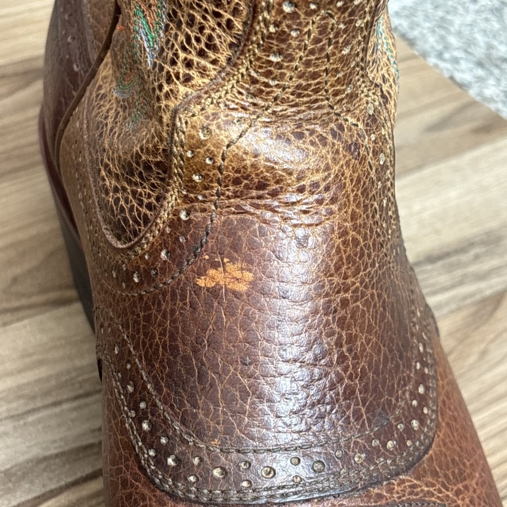 Ariat Buckaroo Stockman Western Cowboy Boots Brown Mens Size 11D Rodeo Ranch - Picture 16 of 16